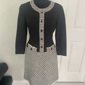 BNWT Anne Klein Tweed dress size 4